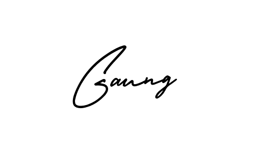 How to Draw Gaung signature style? AmerikaSignatureDemo-Regular is a latest design signature styles for name Gaung. Gaung signature style 3 images and pictures png