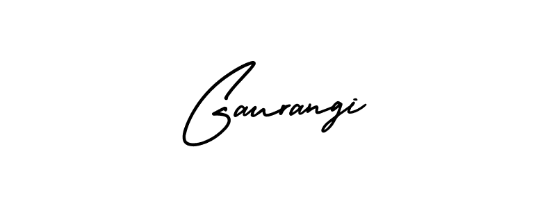 Design your own signature with our free online signature maker. With this signature software, you can create a handwritten (AmerikaSignatureDemo-Regular) signature for name Gaurangi. Gaurangi signature style 3 images and pictures png