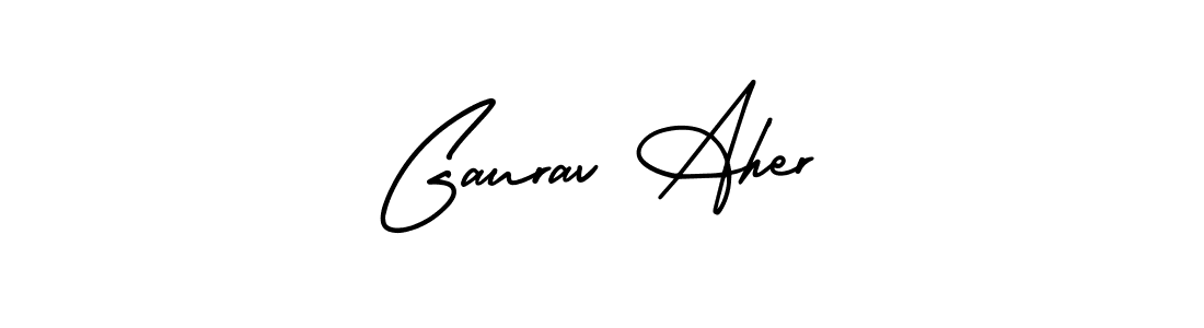 Here are the top 10 professional signature styles for the name Gaurav Aher. These are the best autograph styles you can use for your name. Gaurav Aher signature style 3 images and pictures png