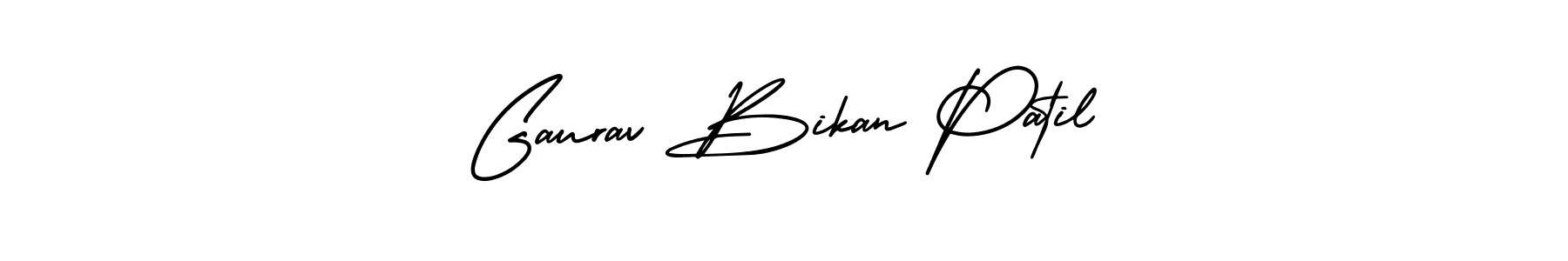 How to make Gaurav Bikan Patil name signature. Use AmerikaSignatureDemo-Regular style for creating short signs online. This is the latest handwritten sign. Gaurav Bikan Patil signature style 3 images and pictures png