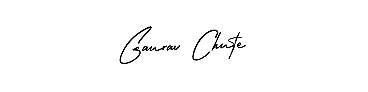 It looks lik you need a new signature style for name Gaurav Chute. Design unique handwritten (AmerikaSignatureDemo-Regular) signature with our free signature maker in just a few clicks. Gaurav Chute signature style 3 images and pictures png