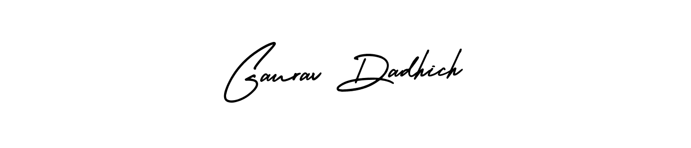 Best and Professional Signature Style for Gaurav Dadhich. AmerikaSignatureDemo-Regular Best Signature Style Collection. Gaurav Dadhich signature style 3 images and pictures png