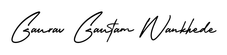 Get inspired by this graceful AmerikaSignatureDemo-Regular signature style for name Gaurav Gautam Wankhede. Smooth loops and balanced proportions for everyday use. Gaurav Gautam Wankhede signature style 3 images and pictures png