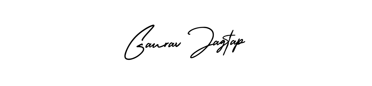 Gaurav Jagtap stylish signature style. Best Handwritten Sign (AmerikaSignatureDemo-Regular) for my name. Handwritten Signature Collection Ideas for my name Gaurav Jagtap. Gaurav Jagtap signature style 3 images and pictures png