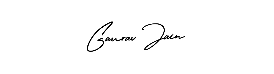 Gaurav Jain stylish signature style. Best Handwritten Sign (AmerikaSignatureDemo-Regular) for my name. Handwritten Signature Collection Ideas for my name Gaurav Jain. Gaurav Jain signature style 3 images and pictures png