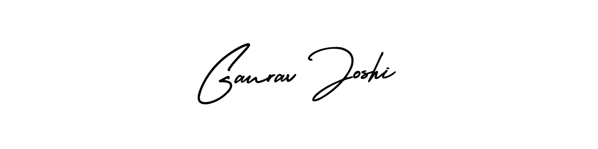 Design your own signature with our free online signature maker. With this signature software, you can create a handwritten (AmerikaSignatureDemo-Regular) signature for name Gaurav Joshi. Gaurav Joshi signature style 3 images and pictures png