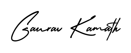 Master the art of signing with Gaurav Kamath written in fluent AmerikaSignatureDemo-Regular script. A great template to practice and refine your handwriting. Gaurav Kamath signature style 3 images and pictures png
