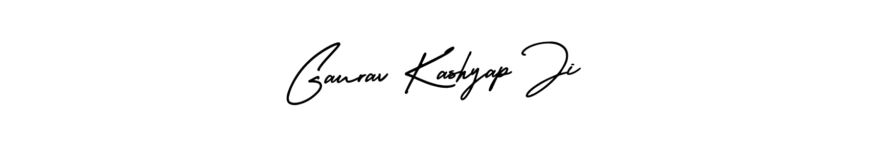 It looks lik you need a new signature style for name Gaurav Kashyap Ji. Design unique handwritten (AmerikaSignatureDemo-Regular) signature with our free signature maker in just a few clicks. Gaurav Kashyap Ji signature style 3 images and pictures png