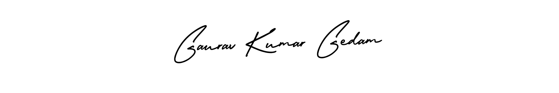 Gaurav Kumar Gedam stylish signature style. Best Handwritten Sign (AmerikaSignatureDemo-Regular) for my name. Handwritten Signature Collection Ideas for my name Gaurav Kumar Gedam. Gaurav Kumar Gedam signature style 3 images and pictures png
