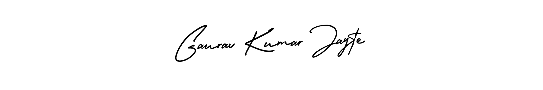 It looks lik you need a new signature style for name Gaurav Kumar Jayte. Design unique handwritten (AmerikaSignatureDemo-Regular) signature with our free signature maker in just a few clicks. Gaurav Kumar Jayte signature style 3 images and pictures png