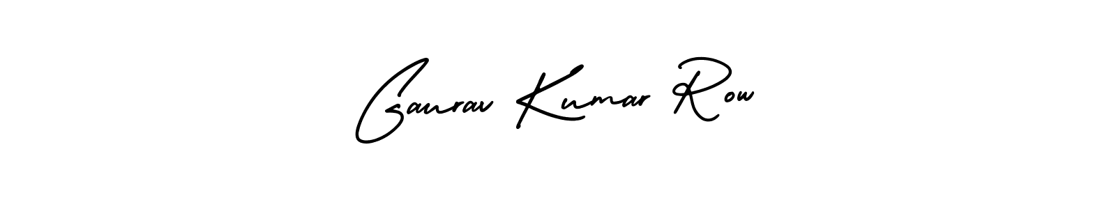 It looks lik you need a new signature style for name Gaurav Kumar Row. Design unique handwritten (AmerikaSignatureDemo-Regular) signature with our free signature maker in just a few clicks. Gaurav Kumar Row signature style 3 images and pictures png