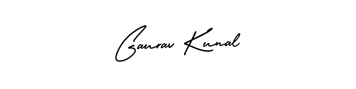 You should practise on your own different ways (AmerikaSignatureDemo-Regular) to write your name (Gaurav Kunal) in signature. don't let someone else do it for you. Gaurav Kunal signature style 3 images and pictures png