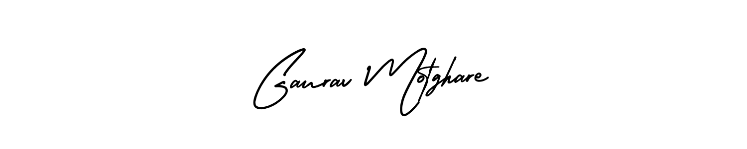 Design your own signature with our free online signature maker. With this signature software, you can create a handwritten (AmerikaSignatureDemo-Regular) signature for name Gaurav Motghare. Gaurav Motghare signature style 3 images and pictures png