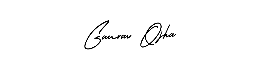 Create a beautiful signature design for name Gaurav Ojha. With this signature (AmerikaSignatureDemo-Regular) fonts, you can make a handwritten signature for free. Gaurav Ojha signature style 3 images and pictures png