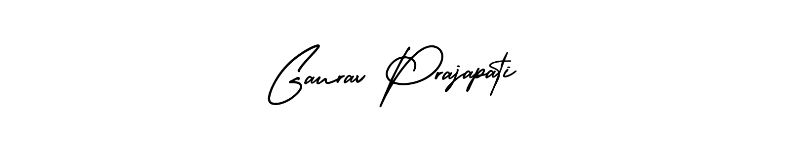 How to Draw Gaurav Prajapati signature style? AmerikaSignatureDemo-Regular is a latest design signature styles for name Gaurav Prajapati. Gaurav Prajapati signature style 3 images and pictures png