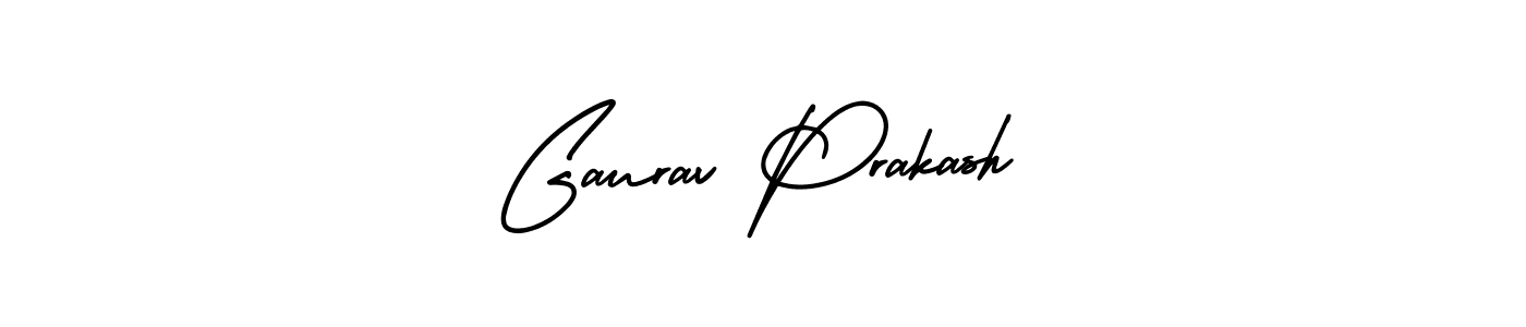 How to make Gaurav Prakash signature? AmerikaSignatureDemo-Regular is a professional autograph style. Create handwritten signature for Gaurav Prakash name. Gaurav Prakash signature style 3 images and pictures png