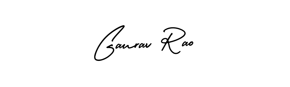 Design your own signature with our free online signature maker. With this signature software, you can create a handwritten (AmerikaSignatureDemo-Regular) signature for name Gaurav Rao. Gaurav Rao signature style 3 images and pictures png