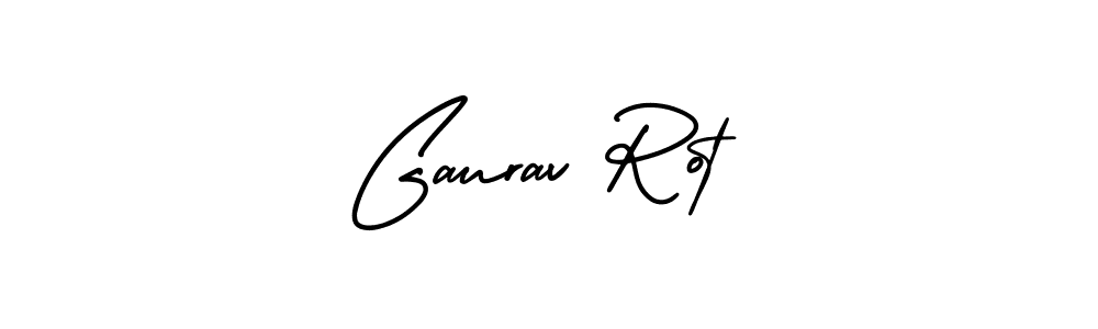 Use a signature maker to create a handwritten signature online. With this signature software, you can design (AmerikaSignatureDemo-Regular) your own signature for name Gaurav Rot. Gaurav Rot signature style 3 images and pictures png