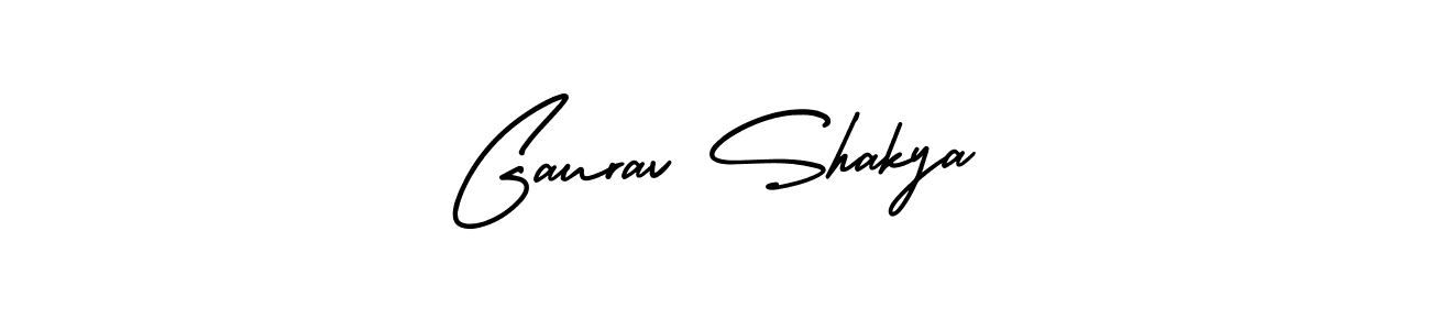 How to Draw Gaurav Shakya signature style? AmerikaSignatureDemo-Regular is a latest design signature styles for name Gaurav Shakya. Gaurav Shakya signature style 3 images and pictures png