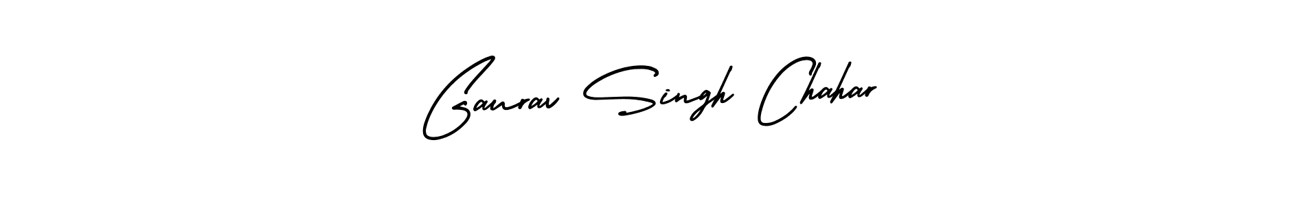 Gaurav Singh Chahar stylish signature style. Best Handwritten Sign (AmerikaSignatureDemo-Regular) for my name. Handwritten Signature Collection Ideas for my name Gaurav Singh Chahar. Gaurav Singh Chahar signature style 3 images and pictures png
