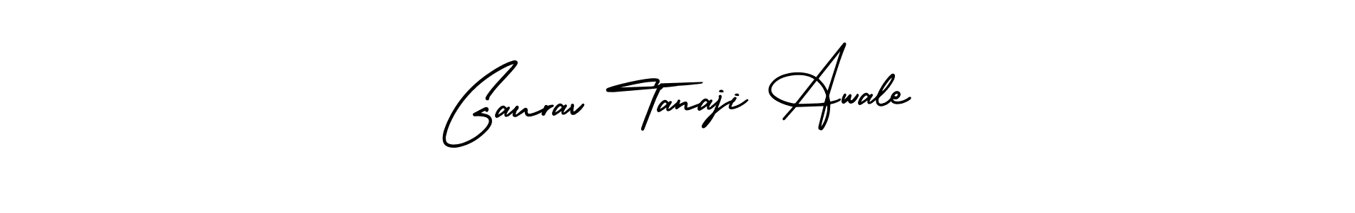 Create a beautiful signature design for name Gaurav Tanaji Awale. With this signature (AmerikaSignatureDemo-Regular) fonts, you can make a handwritten signature for free. Gaurav Tanaji Awale signature style 3 images and pictures png