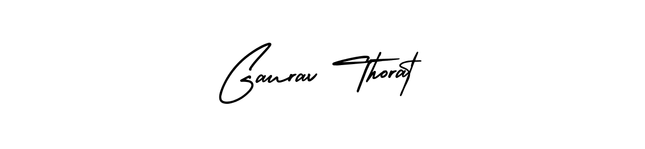 Use a signature maker to create a handwritten signature online. With this signature software, you can design (AmerikaSignatureDemo-Regular) your own signature for name Gaurav Thorat. Gaurav Thorat signature style 3 images and pictures png