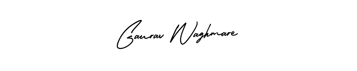 How to Draw Gaurav Waghmare signature style? AmerikaSignatureDemo-Regular is a latest design signature styles for name Gaurav Waghmare. Gaurav Waghmare signature style 3 images and pictures png