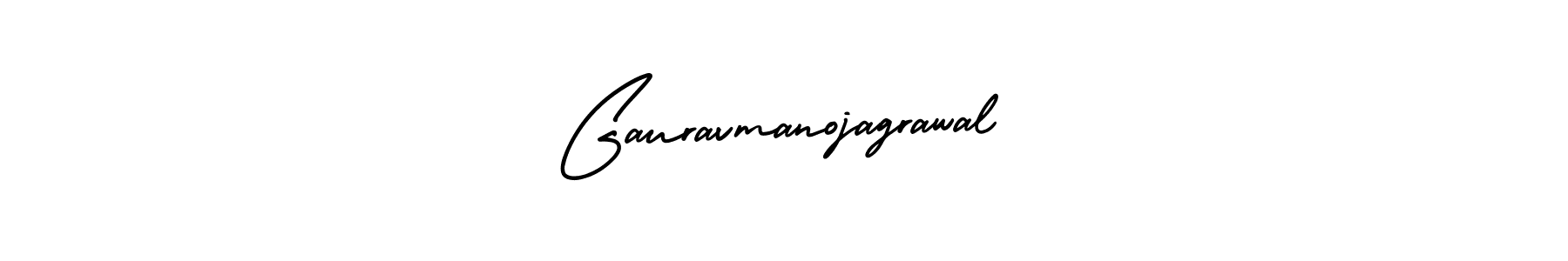 This is the best signature style for the Gauravmanojagrawal name. Also you like these signature font (AmerikaSignatureDemo-Regular). Mix name signature. Gauravmanojagrawal signature style 3 images and pictures png