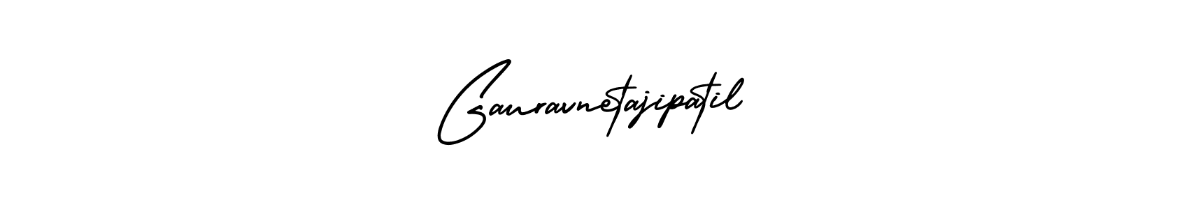 How to make Gauravnetajipatil name signature. Use AmerikaSignatureDemo-Regular style for creating short signs online. This is the latest handwritten sign. Gauravnetajipatil signature style 3 images and pictures png