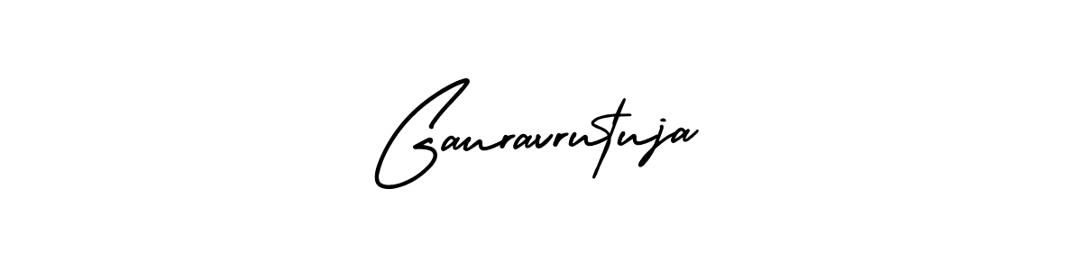 How to Draw Gauravrutuja signature style? AmerikaSignatureDemo-Regular is a latest design signature styles for name Gauravrutuja. Gauravrutuja signature style 3 images and pictures png