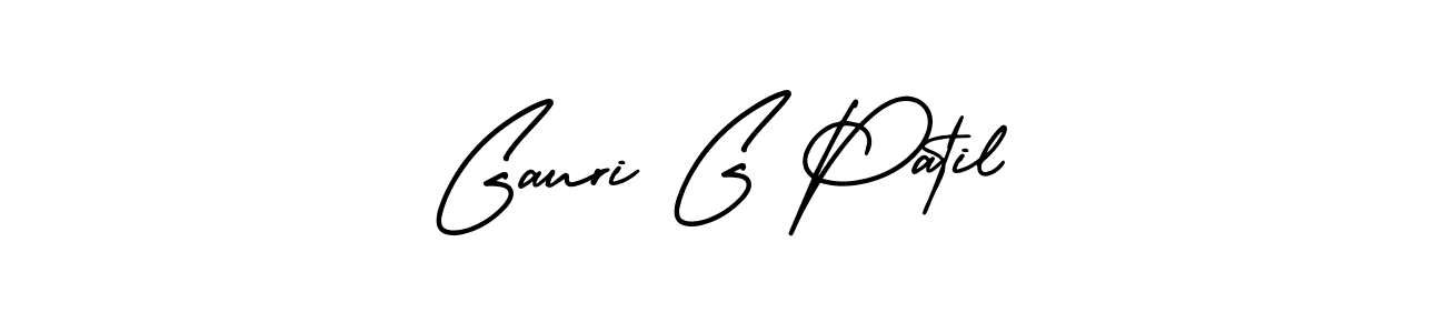 Also we have Gauri G Patil name is the best signature style. Create professional handwritten signature collection using AmerikaSignatureDemo-Regular autograph style. Gauri G Patil signature style 3 images and pictures png
