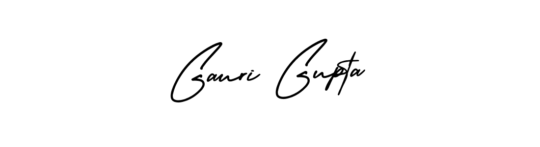 Make a beautiful signature design for name Gauri Gupta. With this signature (AmerikaSignatureDemo-Regular) style, you can create a handwritten signature for free. Gauri Gupta signature style 3 images and pictures png
