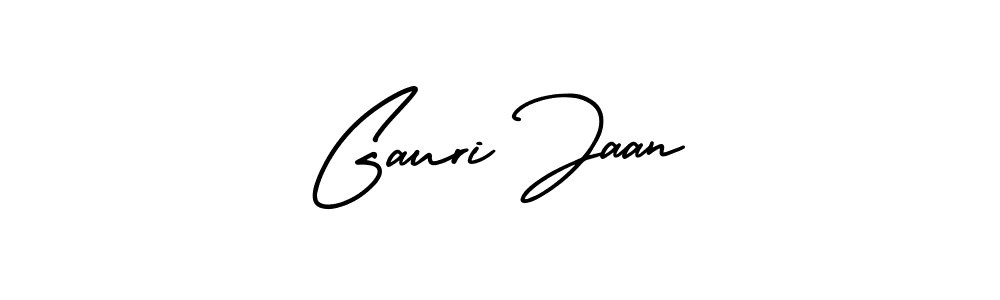 It looks lik you need a new signature style for name Gauri Jaan. Design unique handwritten (AmerikaSignatureDemo-Regular) signature with our free signature maker in just a few clicks. Gauri Jaan signature style 3 images and pictures png