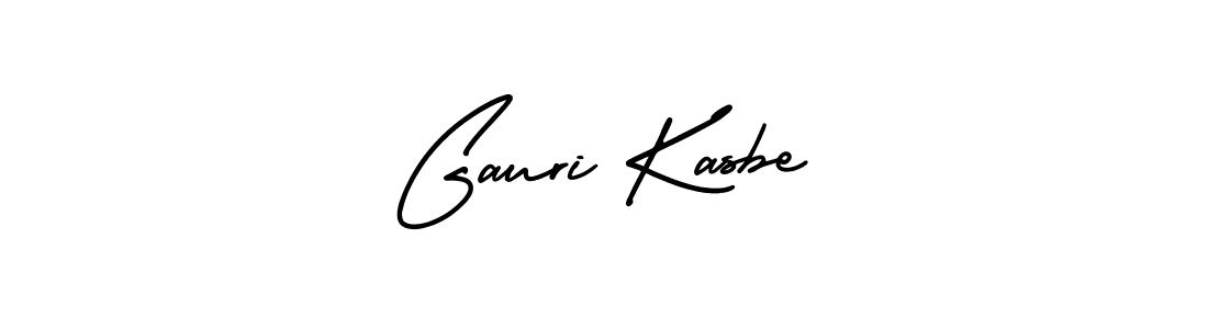 It looks lik you need a new signature style for name Gauri Kasbe. Design unique handwritten (AmerikaSignatureDemo-Regular) signature with our free signature maker in just a few clicks. Gauri Kasbe signature style 3 images and pictures png