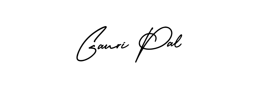 Create a beautiful signature design for name Gauri Pal. With this signature (AmerikaSignatureDemo-Regular) fonts, you can make a handwritten signature for free. Gauri Pal signature style 3 images and pictures png