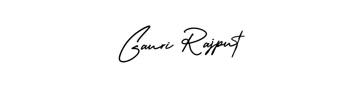 Use a signature maker to create a handwritten signature online. With this signature software, you can design (AmerikaSignatureDemo-Regular) your own signature for name Gauri Rajput. Gauri Rajput signature style 3 images and pictures png