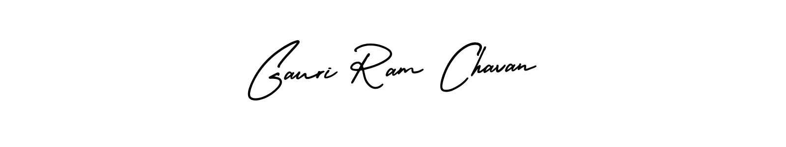 Also we have Gauri Ram Chavan name is the best signature style. Create professional handwritten signature collection using AmerikaSignatureDemo-Regular autograph style. Gauri Ram Chavan signature style 3 images and pictures png