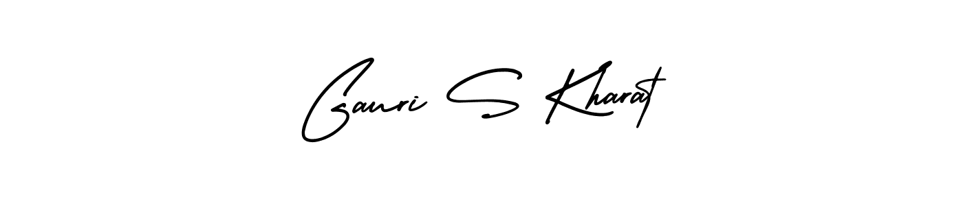 Make a beautiful signature design for name Gauri S Kharat. Use this online signature maker to create a handwritten signature for free. Gauri S Kharat signature style 3 images and pictures png