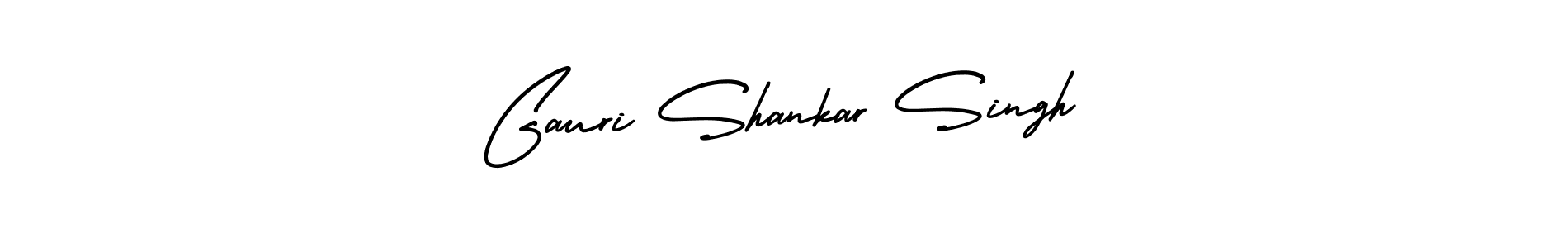 How to make Gauri Shankar Singh name signature. Use AmerikaSignatureDemo-Regular style for creating short signs online. This is the latest handwritten sign. Gauri Shankar Singh signature style 3 images and pictures png