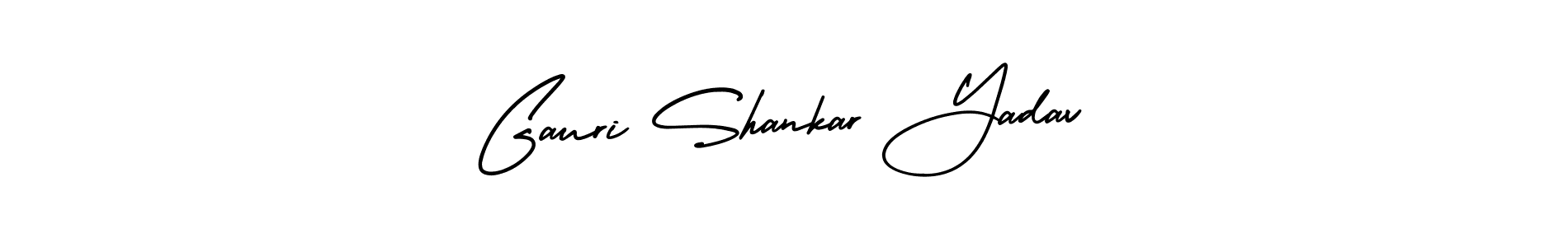See photos of Gauri Shankar Yadav official signature by Spectra . Check more albums & portfolios. Read reviews & check more about AmerikaSignatureDemo-Regular font. Gauri Shankar Yadav signature style 3 images and pictures png