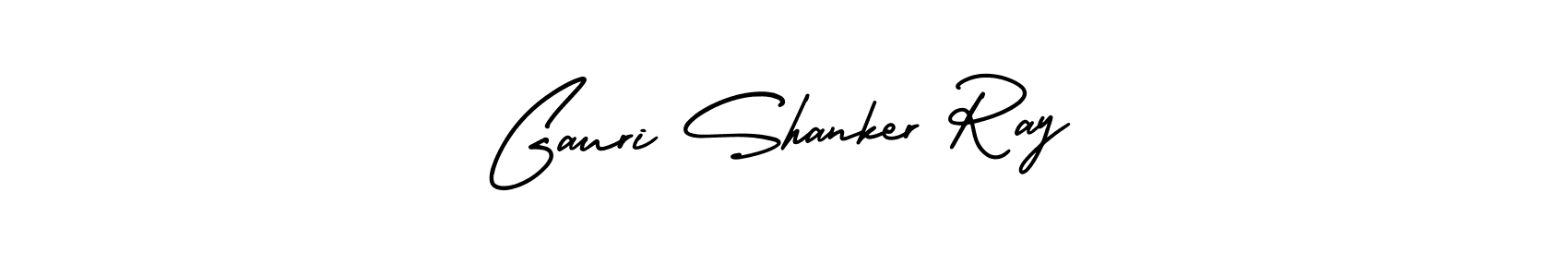 It looks lik you need a new signature style for name Gauri Shanker Ray. Design unique handwritten (AmerikaSignatureDemo-Regular) signature with our free signature maker in just a few clicks. Gauri Shanker Ray signature style 3 images and pictures png