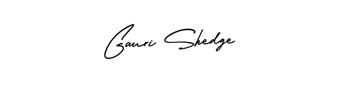 AmerikaSignatureDemo-Regular is a professional signature style that is perfect for those who want to add a touch of class to their signature. It is also a great choice for those who want to make their signature more unique. Get Gauri Shedge name to fancy signature for free. Gauri Shedge signature style 3 images and pictures png