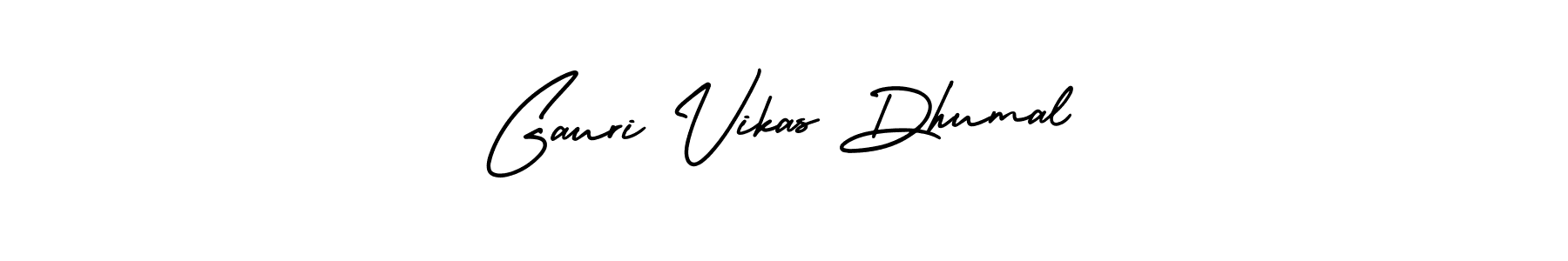 See photos of Gauri Vikas Dhumal official signature by Spectra . Check more albums & portfolios. Read reviews & check more about AmerikaSignatureDemo-Regular font. Gauri Vikas Dhumal signature style 3 images and pictures png