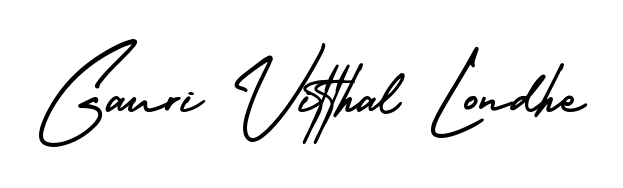 Build your personal autograph collection for name Gauri Vitthal Londhe with AmerikaSignatureDemo-Regular design. Browse, select, and save your favorites. Gauri Vitthal Londhe signature style 3 images and pictures png