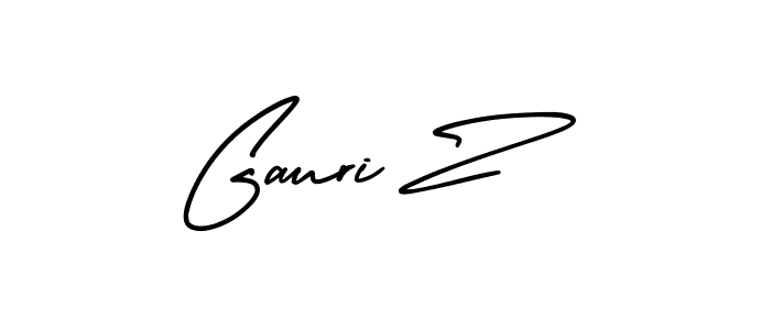 Also You can easily find your signature by using the search form. We will create Gauri Z name handwritten signature images for you free of cost using AmerikaSignatureDemo-Regular sign style. Gauri Z signature style 3 images and pictures png