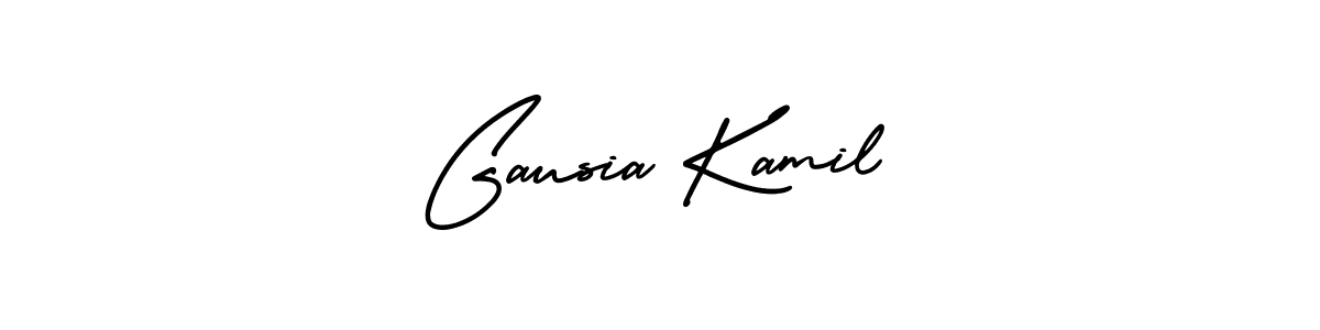 How to make Gausia Kamil signature? AmerikaSignatureDemo-Regular is a professional autograph style. Create handwritten signature for Gausia Kamil name. Gausia Kamil signature style 3 images and pictures png