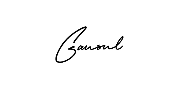 You can use this online signature creator to create a handwritten signature for the name Gausul. This is the best online autograph maker. Gausul signature style 3 images and pictures png