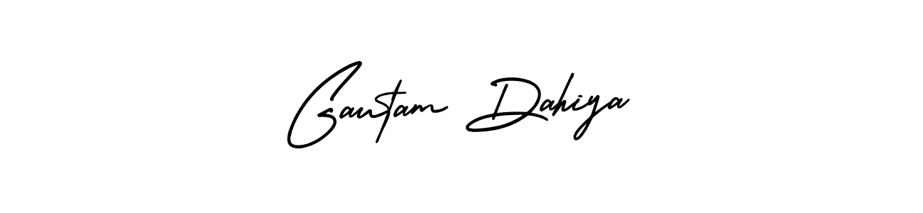 Best and Professional Signature Style for Gautam Dahiya. AmerikaSignatureDemo-Regular Best Signature Style Collection. Gautam Dahiya signature style 3 images and pictures png