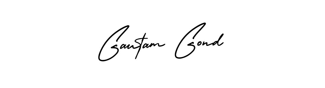 Once you've used our free online signature maker to create your best signature AmerikaSignatureDemo-Regular style, it's time to enjoy all of the benefits that Gautam Gond name signing documents. Gautam Gond signature style 3 images and pictures png