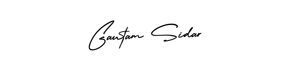 See photos of Gautam Sidar official signature by Spectra . Check more albums & portfolios. Read reviews & check more about AmerikaSignatureDemo-Regular font. Gautam Sidar signature style 3 images and pictures png